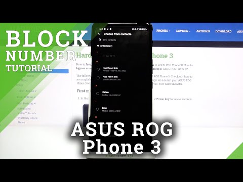How to Block Number in ASUS ROG Phone 3 – Fulfill Blacklist