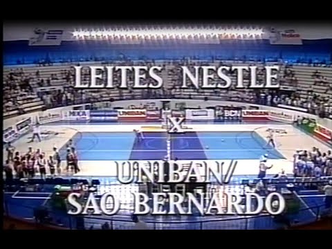 Leites Nestlé x Uniban São Bernardo - Volei Feminino 1998 - Supercopa