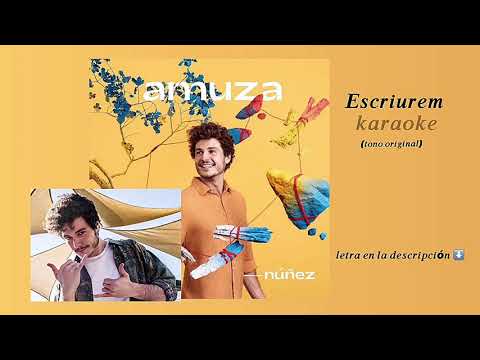 Escriurem - Miki Núñez | Karaoke Guitarra Acústico (tono original)