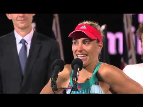 Angelique Kerber 2016 Australian Open Finals Speech