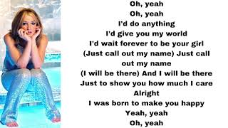 Britney Spears - Born to make you happy (lyrics)