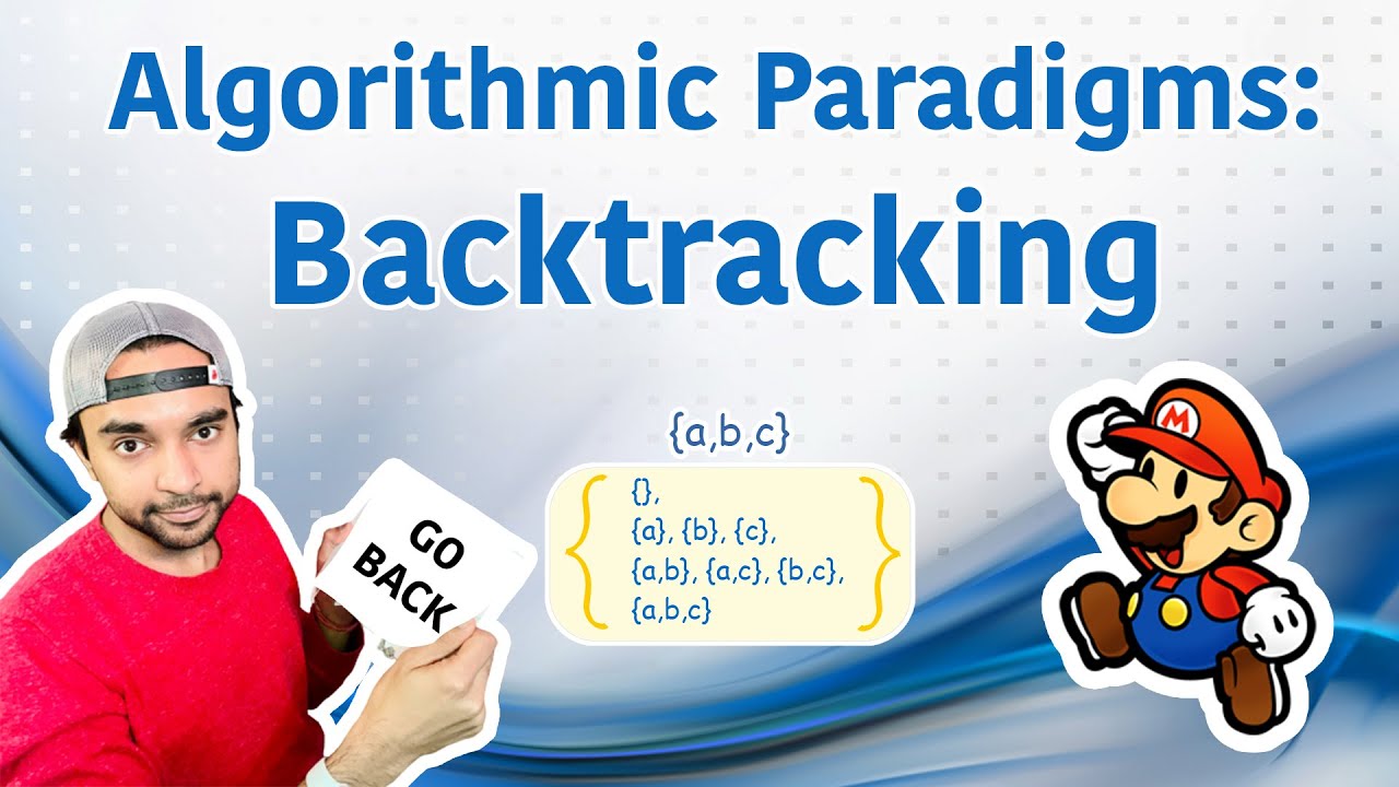 What is backtracking algorithm with example? Wiki REF