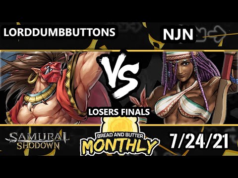 BnB 22 Losers Finals - NJN (Darli) Vs. LordDumbButtons (Tam Tam) Samurai Shodown