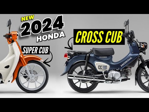 NEW 2024 Honda Cross Cub + Super Cub Motorcycles Released!