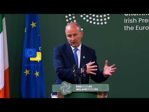 Video Thumbnail: Maritime Security and Undersea Cables Are Critical for Europe! Irish Taoiseach Warns Von der Leyen!