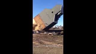 preview picture of video 'Dutton,MT Grain Elevator Demolition'