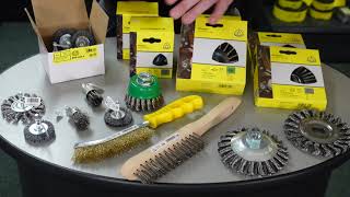The Klingspor Wire Brush Range