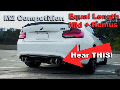 BMW M2 Competition Exhaust UPGRADE: Active Autowerke EL midpipe + Remus Race