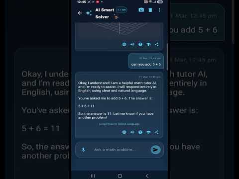 Calculator Smart AI Solver Video 1
