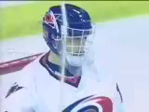 Arturs Irbe in the 1999 NHL All-Star Skills Competition