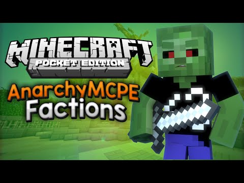 AnarchyMCPE FACTIONS SERVER Review - Minecraft PE [Pocket Edition] 0.10.4 / 0.10.5