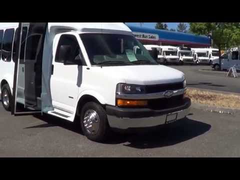Northwest Bus Sales 2008 Chevy Turtle Top 14 Passenger Shuttle Bus S97555