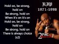 2pac feat. Nujabes - Hold on be strong (lyrics ...