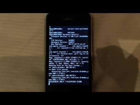 iPhone 3G Verbose Startup