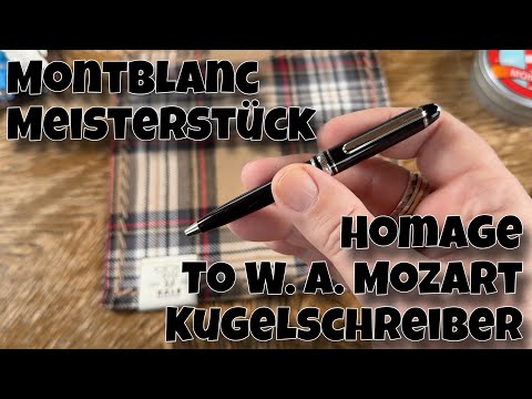 🚨 Montblanc Meisterstück Homage to W. A. Mozart | Schreibgerät | Kugelschreiber 🚨