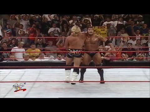 The Rock vs Billy Gunn w/ Chyna - RAW IS WAR 19/7/99 (2/2)