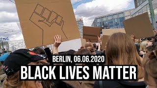 06.06.2020 Black lives matter Alexanderplatz Berlin