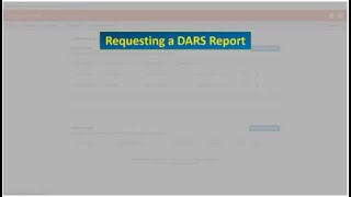 Requesting a Degree Audit (DARS) Report
