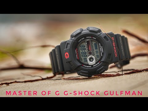 G-Shock G-9100-1JF Gulfman Dual Illuminator watch unboxing & review