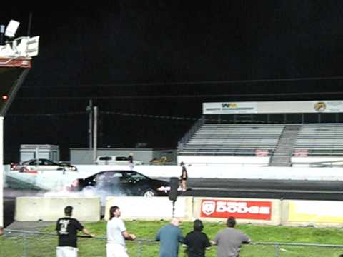 Lincoln mark viii Second run with nitrous