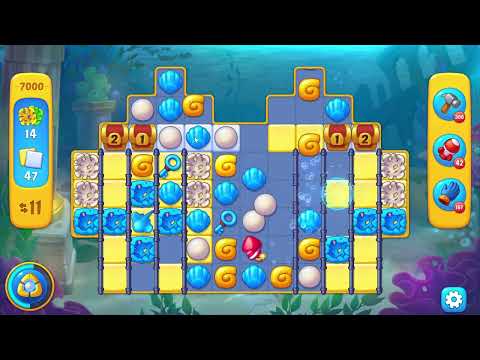 🏆 Fishdom 🤩7000🤩 LEVEL🏅 - 17 moves🤩