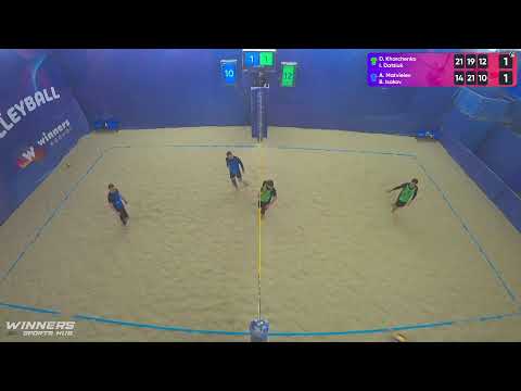 23:55 D. Kharchenko / I. Datsiuk - A. Matvieiev / B. Isakov 21.02.2023 | Winners Beach Volleyball