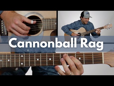 Cannonball Rag (Fingerstyle Guitar Cover by Brooks Robertson) | Guitar Lesson & Tutorial