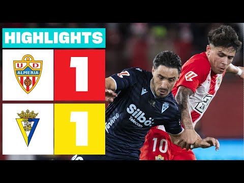 UD ALMERÍA 1 - 1 CÁDIZ CF I HIGHLIGHTS LALIGA HYPERMOTION