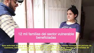 DIF ESTATAL ENTREGA PESCADO CONGELADO CASA POR CASA PARA ESTA TEMPORADA DE CUARESMA, PARA PERSONAS E