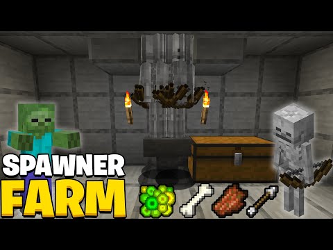 Insane XP Farm! Master Miner Unleashes Mob Spawner Madness | Minecraft 1.20.2