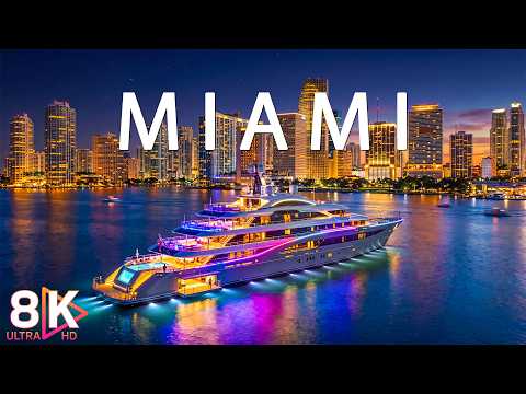 Miami 2026 🇺🇸 Tropical Luxury Megacity - South Beach Paradise, Ocean Drive & Iconic Skyline in 8K🌴✨