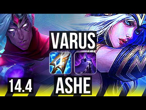 VARUS & Leona vs ASHE & Bard (ADC) | Legendary, 15/4/6 | TR Master | 14.4