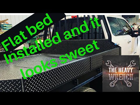 2019 f450 Highway Products flat bed install