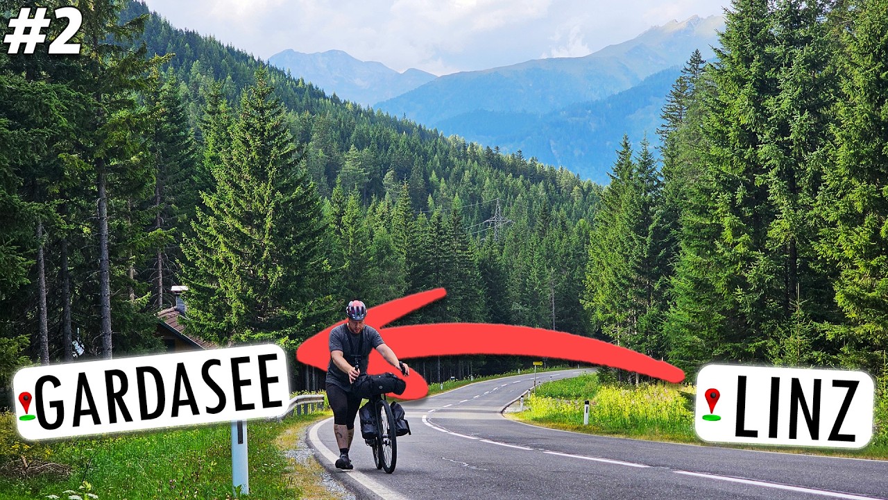 Gebirgspässe und Regenchaos: Mit dem Gravelbike zum Gardasee - Folge 2 #bikepacking