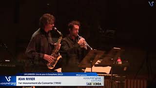 [VIDEO] J.M LONDEIX HOMMAGE: 1er mouvement du concerto by Jean RIVIER (Saxophone et trompette)