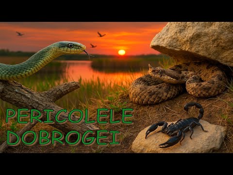 Animale periculoase din Dobrogea 🇷🇴 | Balaurul dobrogean, Scorpionul dobrogean și Vipera cu corn