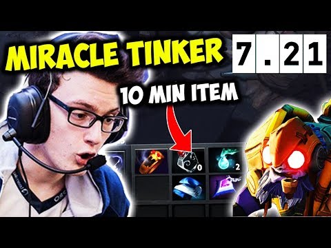 Miracle Tinker - Trying Hard to Win In Patch 7.21 Pro Gameplay Dota 2