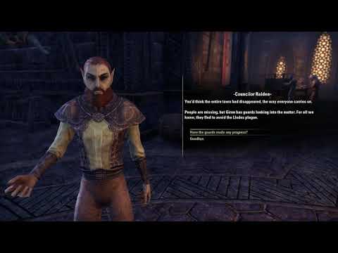 Elder Scrolls Online: The Llodos Plague and Narsis Part 1 Walkthrough