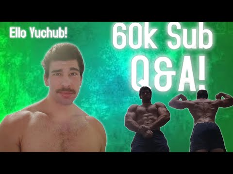 60k Q&A! Favorite Exercises, Ello Yuchub, Channel Future, NH Strength Standards, Cardio, Injury?