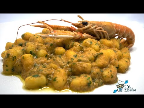 Gnocchetti alla crema di scampi