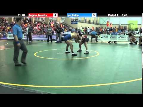 Men`s Freestyle 61 KG Angelo Amenta vs. Joe Colon