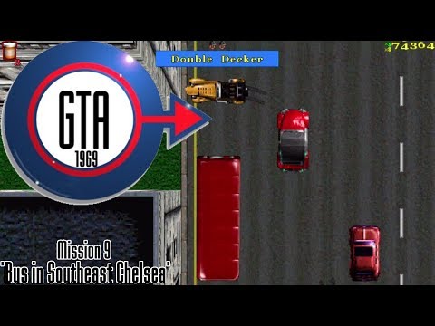 GTA: London 1969 (PC) Mission #9 - Bus in Southeast Chelsea