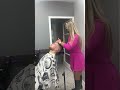 Beautiful Barberette Giving Face Massage