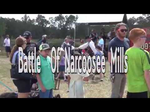 Battle of Narcoosee Mills Civil War reenactment Narcoosee Florida Live action