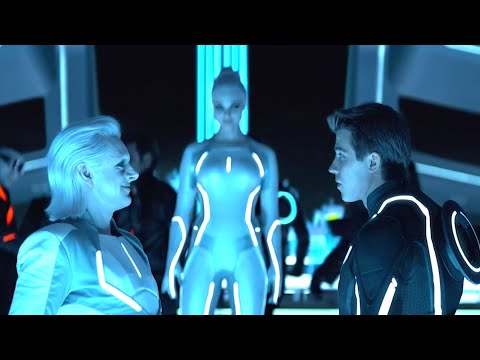 Zuse & Castor Meets Sam Flynn Scene - Tron Legacy (2010) Full Movie Clip with Daft Punk as DJs