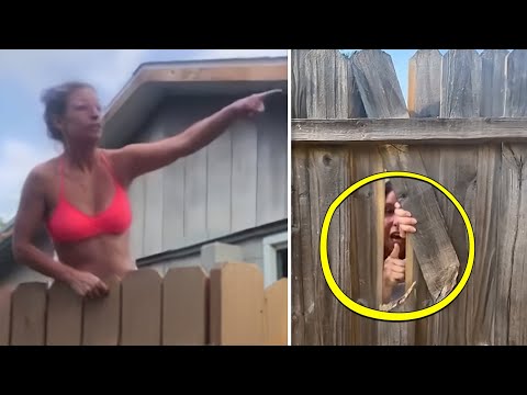 Worst Neighbors From Hell Caught On Camera