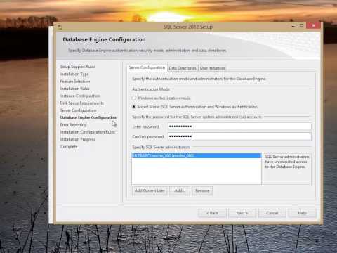 comment installer sql server 2012 express