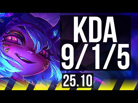 TRISTANA & Zac vs CAITLYN & Shaco (ADC) | 9/1/5, Dominating | KR Master | 25.10
