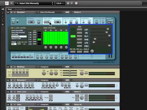 Native Instruments REAKTOR's Resochord - Part 4 - Parameters I