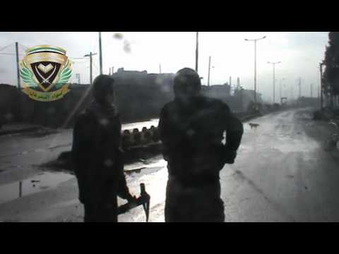 مرابطة عناصر لواء الفرقان عند تل عرن في ريف حلب الجنوبي